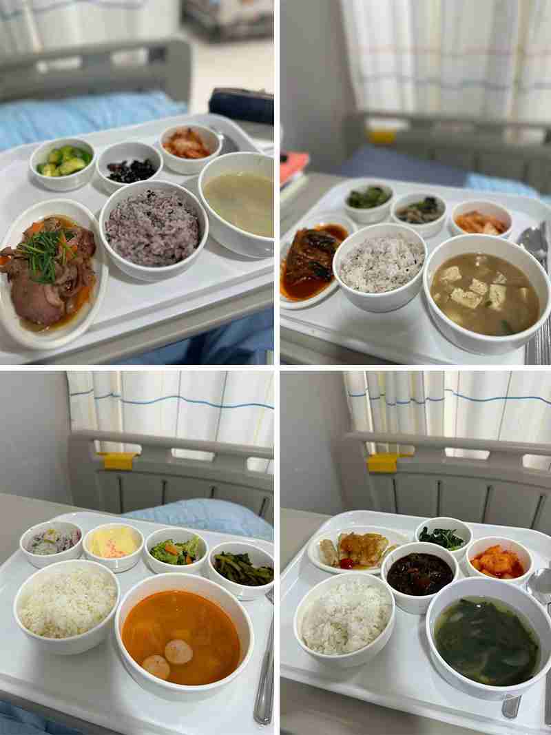 香港醫療真係好垃圾-韓國醫院餐食