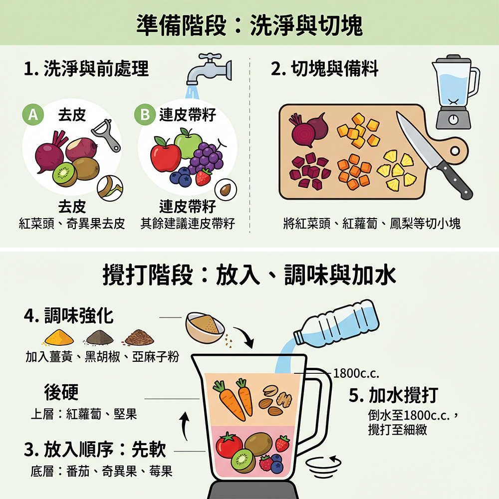 肝癌排毒果汁製作步驟