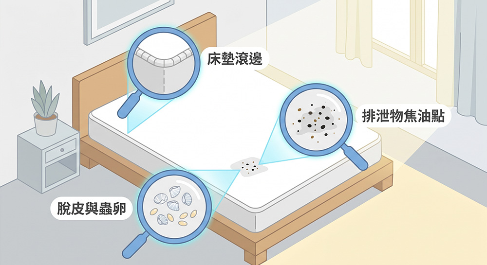 如何檢查床蝨