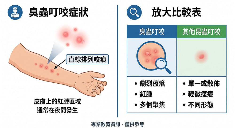 床蝨咬痕