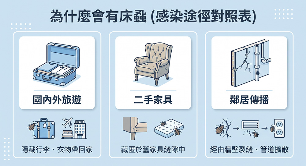 為什麼會有床蝨